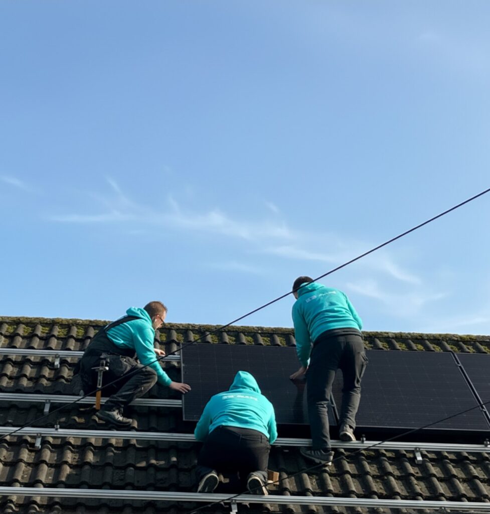 Solar panel installation in Glasgow